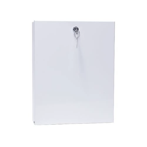 OR-Skåp A4SV Alarmtech OR-SKAP A4SV Armoire étroite pour salle d`opération avec serrure coupe-feu pour documents A4, porte verticale, blanc